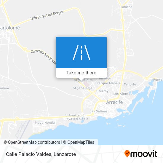 Calle Palacio Valdes map