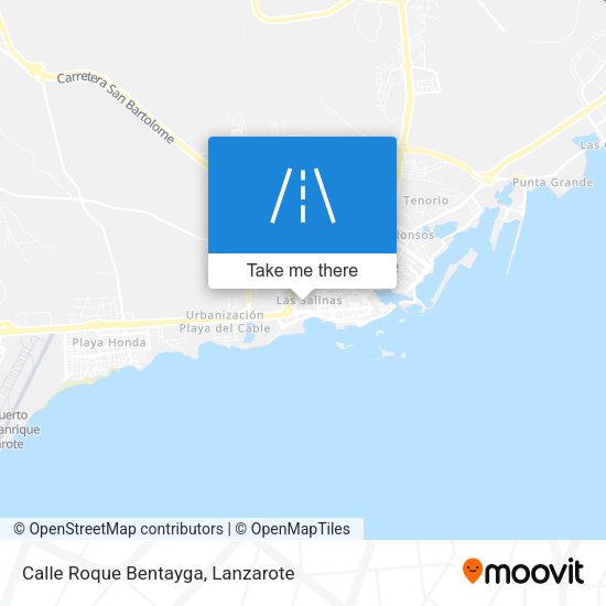 Calle Roque Bentayga map