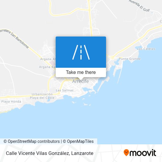Calle Vicente Vilas González map
