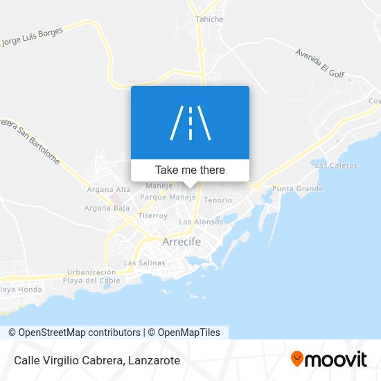 Calle Virgilio Cabrera map