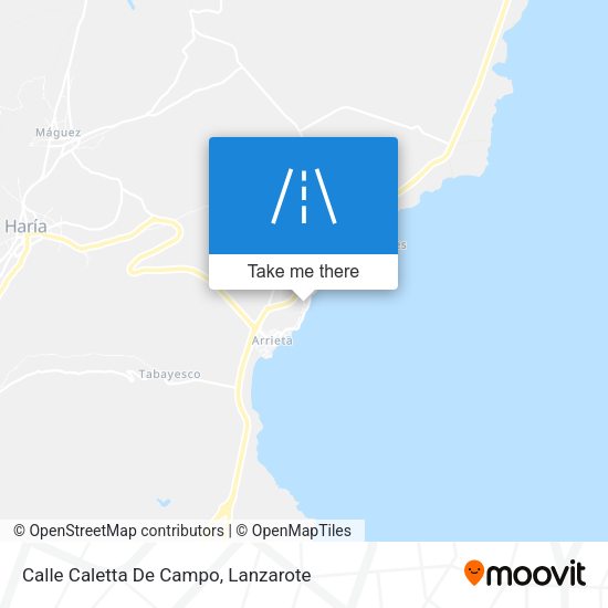 Calle Caletta De Campo map