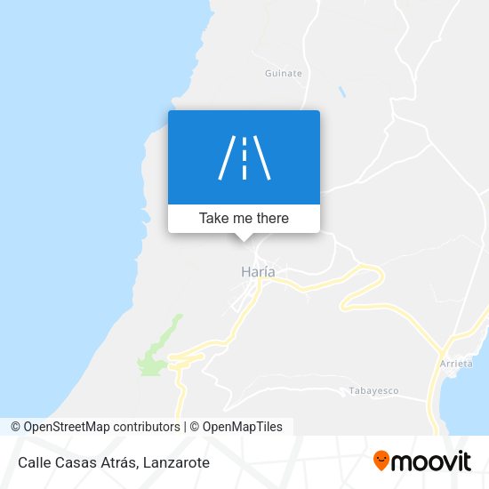 Calle Casas Atrás map