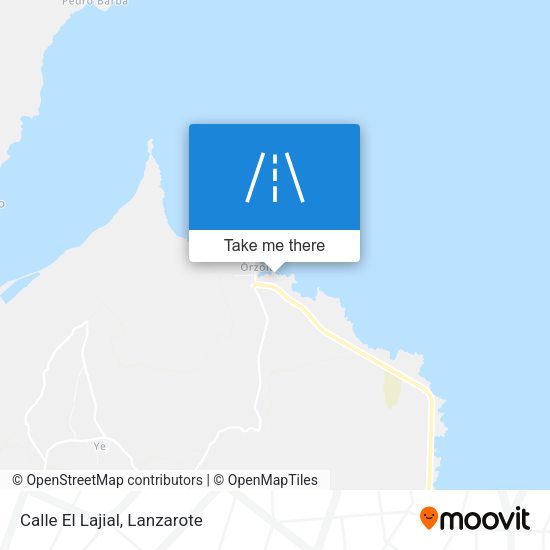 Calle El Lajial map
