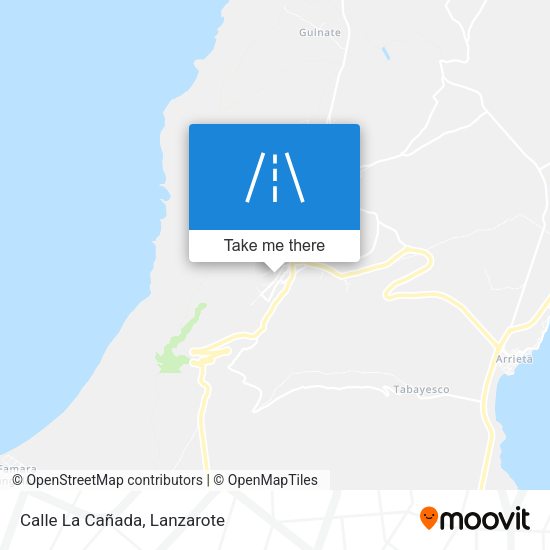 Calle La Cañada map