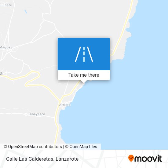 Calle Las Calderetas map