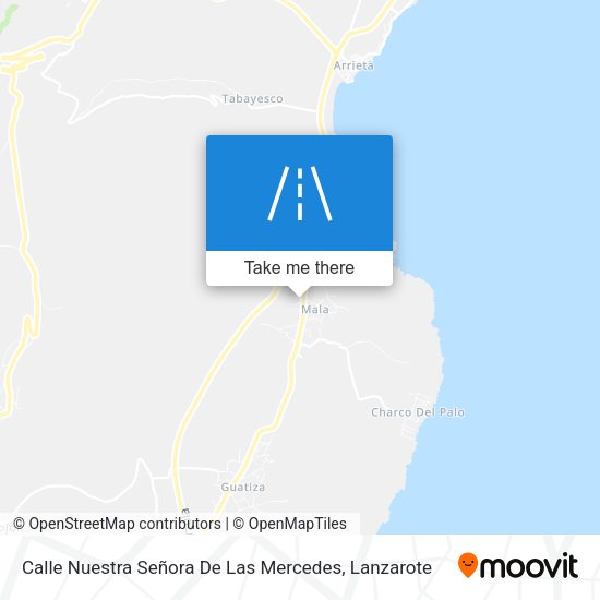Calle Nuestra Señora De Las Mercedes map