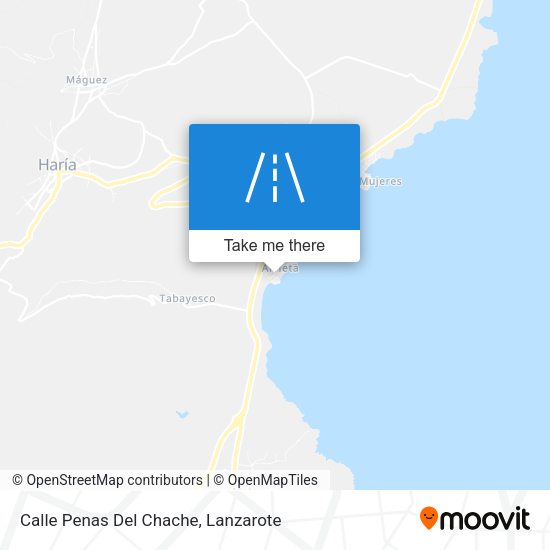 Calle Penas Del Chache map
