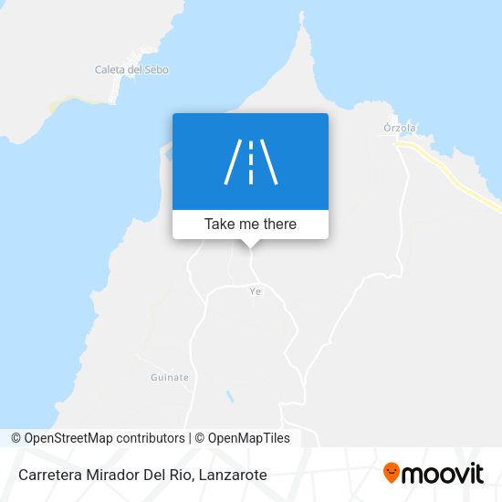 Carretera Mirador Del Rio map