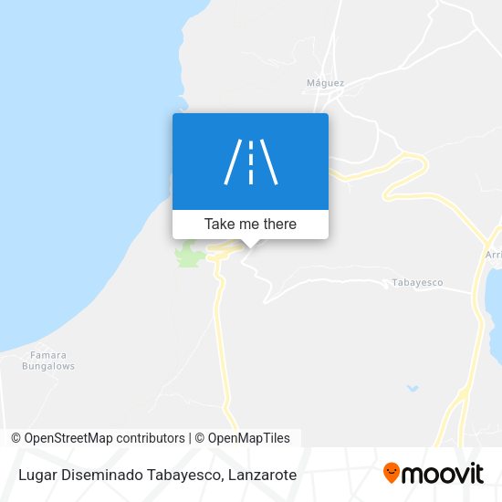 Lugar Diseminado Tabayesco map