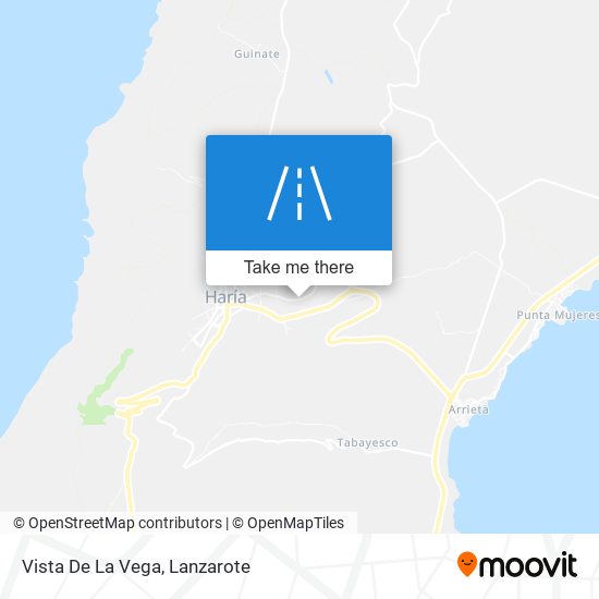 Vista De La Vega map