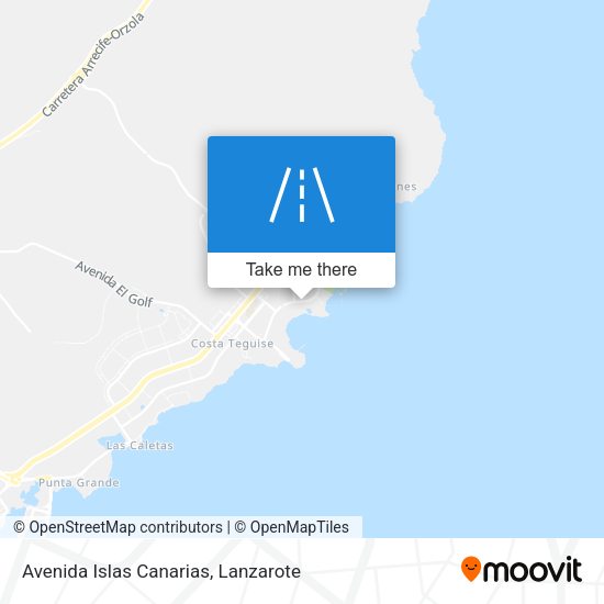 Avenida Islas Canarias map