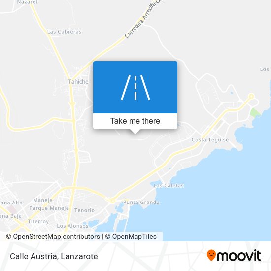 Calle Austria map