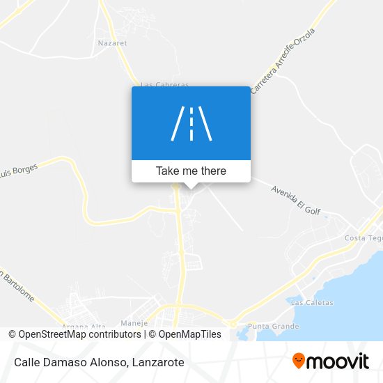 Calle Damaso Alonso map
