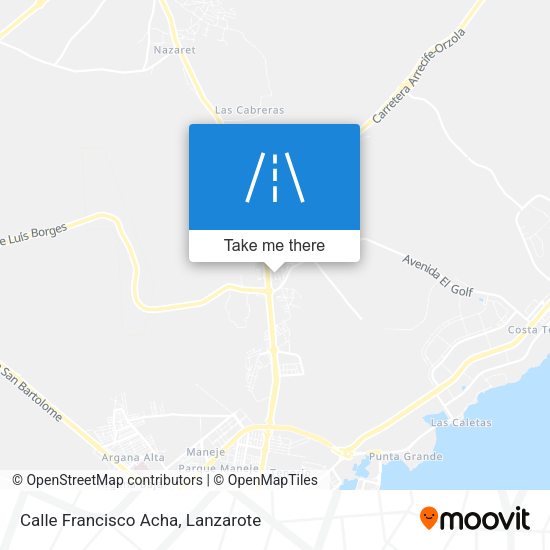 Calle Francisco Acha map