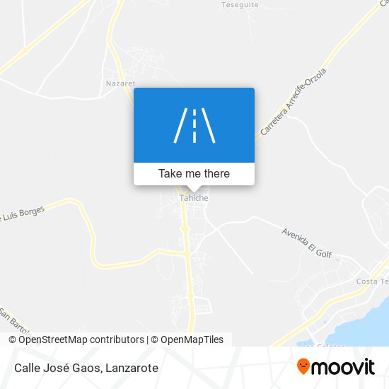 Calle José Gaos map