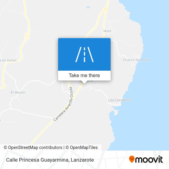 Calle Princesa Guayarmina map