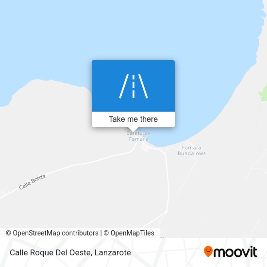 Calle Roque Del Oeste map