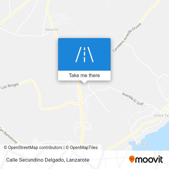 Calle Secundino Delgado map