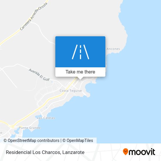 Residencial Los Charcos map