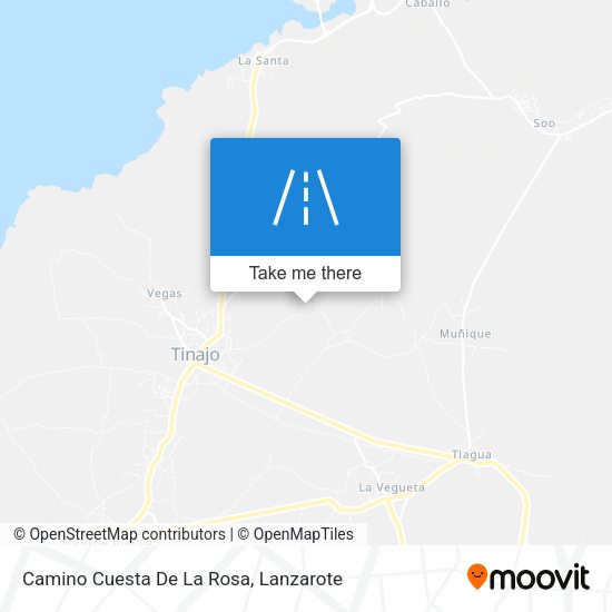 Camino Cuesta De La Rosa map