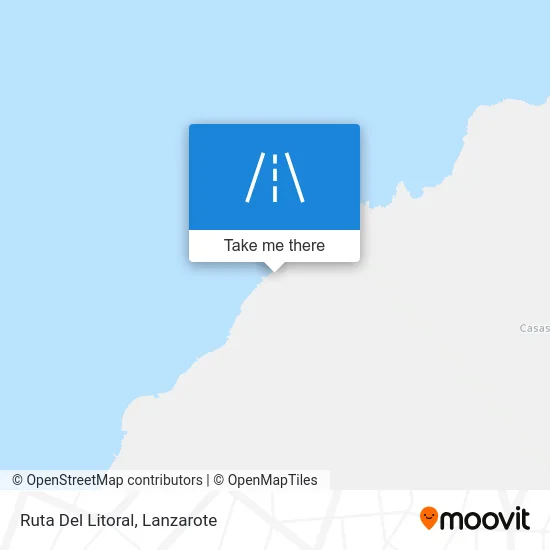 Ruta Del Litoral map