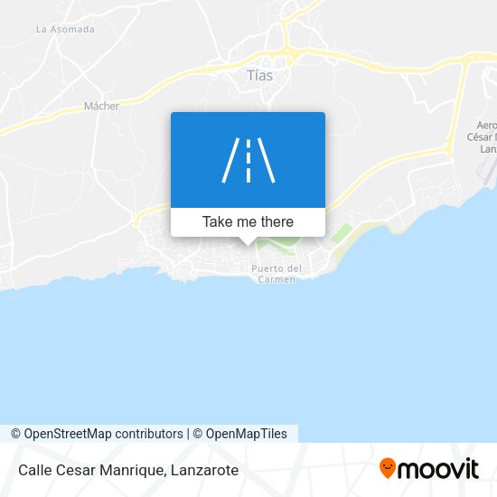 Calle Cesar Manrique map