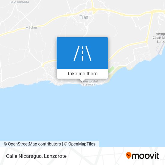 Calle Nicaragua map