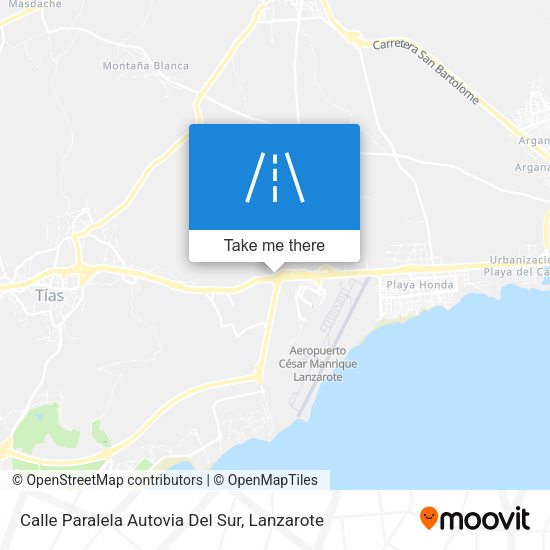 Calle Paralela Autovia Del Sur map