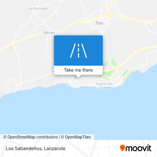 Los Sabandeños map