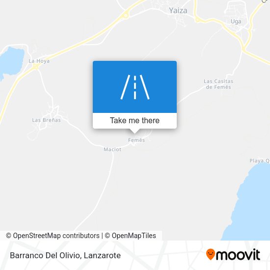 Barranco Del Olivio map