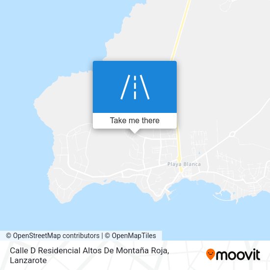 Calle D Residencial Altos De Montaña Roja map