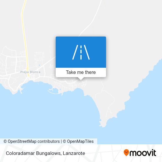 Coloradamar Bungalows map