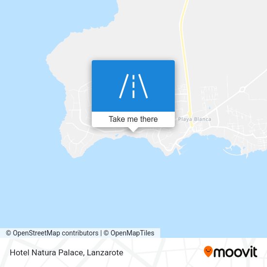 Hotel Natura Palace map