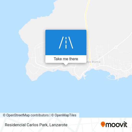 Residencial Carlos Park map