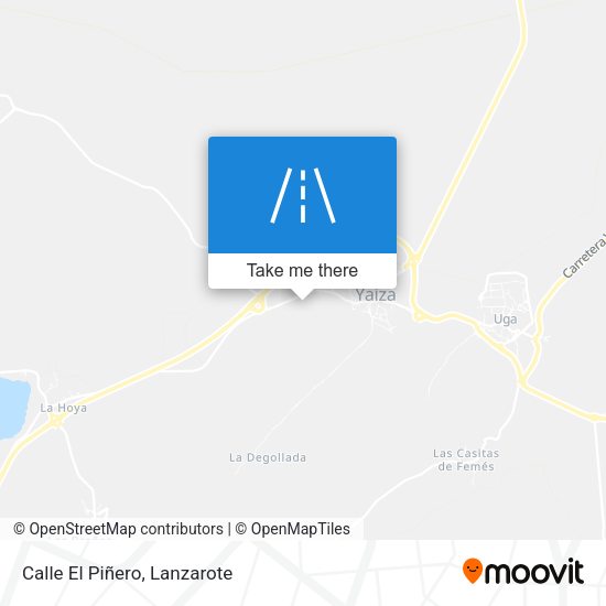 Calle El Piñero map