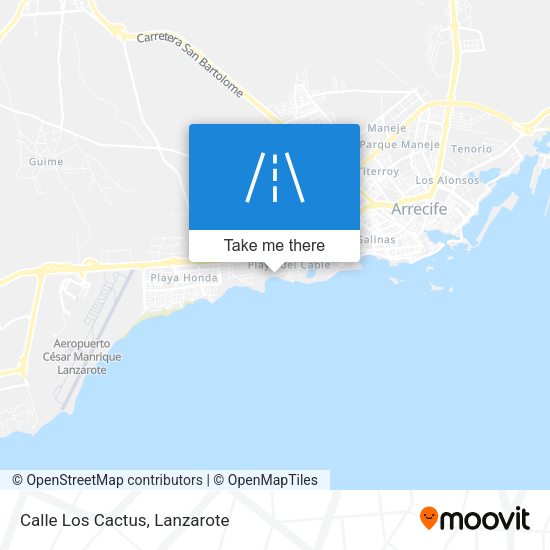 Calle Los Cactus map