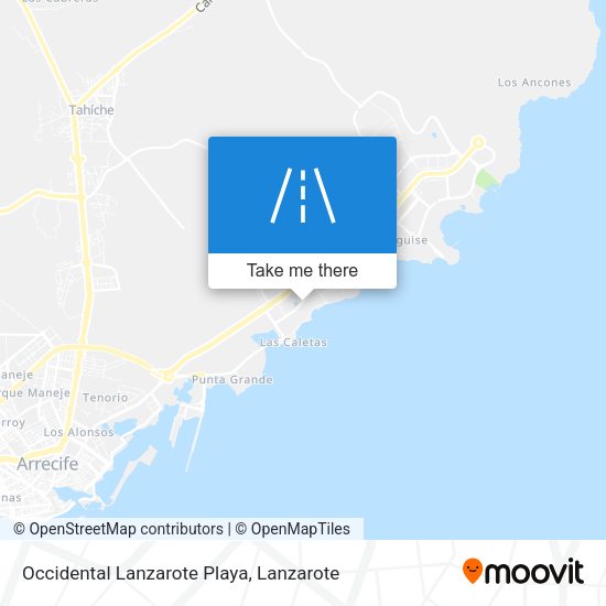 Occidental Lanzarote Playa map