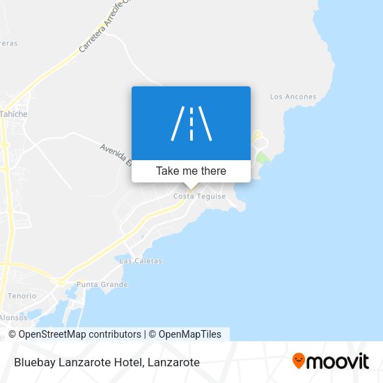 Bluebay Lanzarote Hotel map
