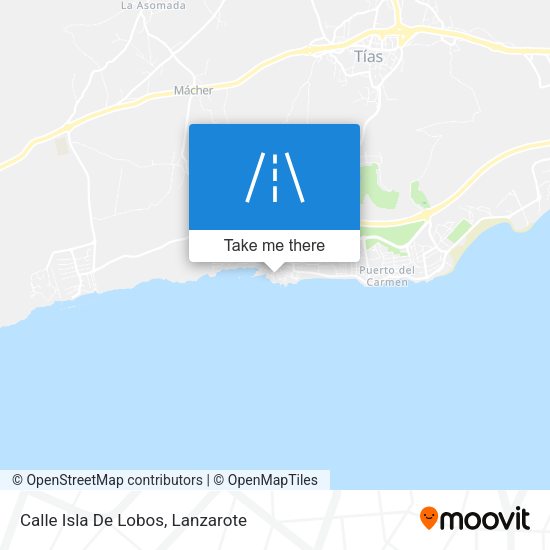 Calle Isla De Lobos map