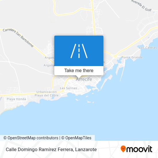 Calle Domingo Ramírez Ferrera map