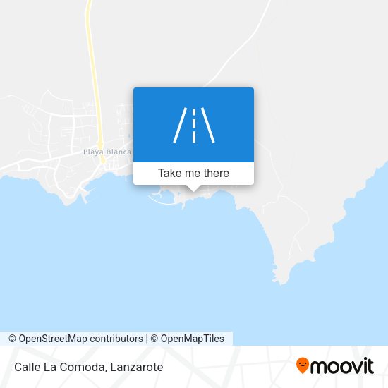 Calle La Comoda map