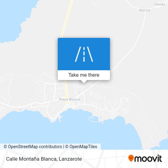 Calle Montaña Blanca map