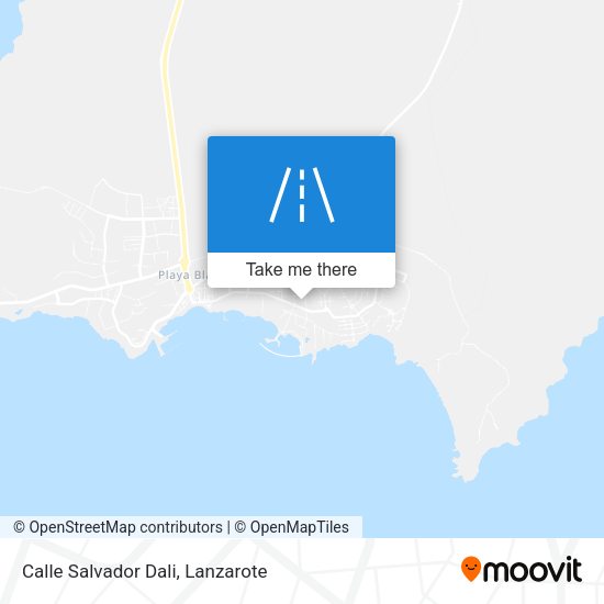 Calle Salvador Dali map