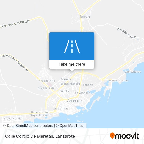 Calle Cortijo De Maretas map