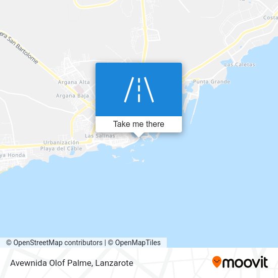 Avewnida Olof Palme map