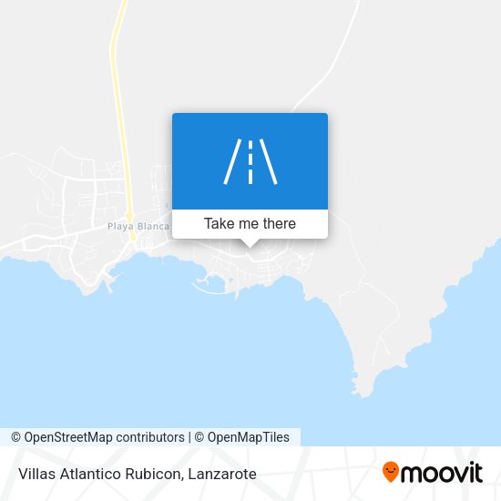 Villas Atlantico Rubicon map