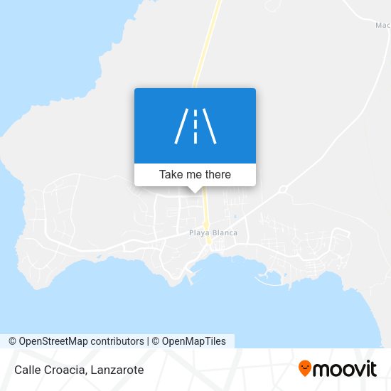 Calle Croacia map