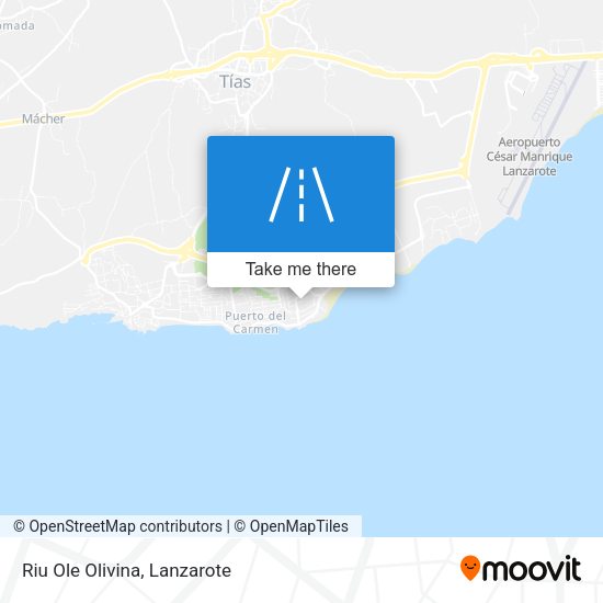 Riu Ole Olivina map