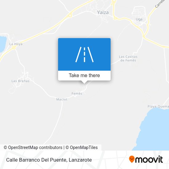 Calle Barranco Del Puente map