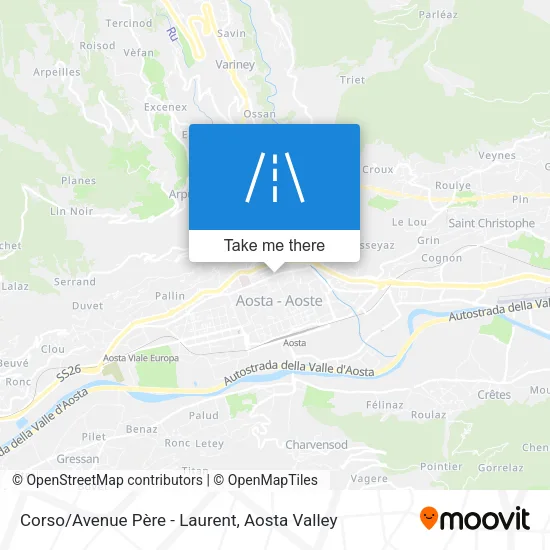 Corso/Avenue Père - Laurent map
